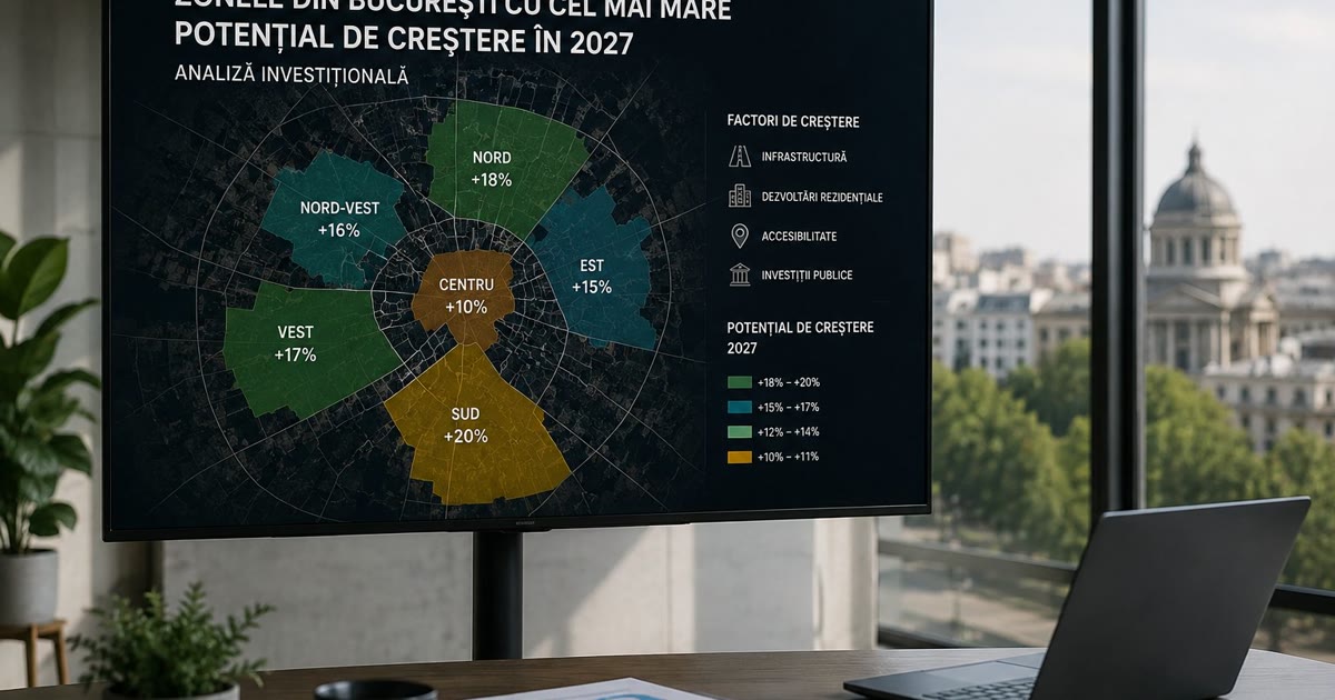 Zone București cu Potențial de Creștere 2027 | Neofort IMO